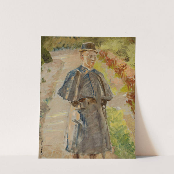 Boy in the garden, sketch (Rafał, artist’s son) by Jacek Malczewski