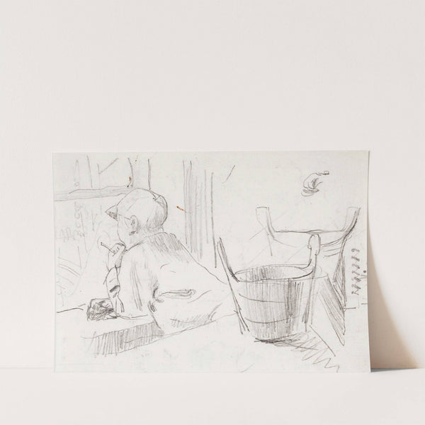 Boy Looking Out of the Window by Venny Soldan-Brofeldt