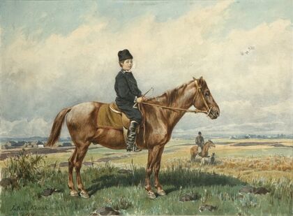 Boy on a pony