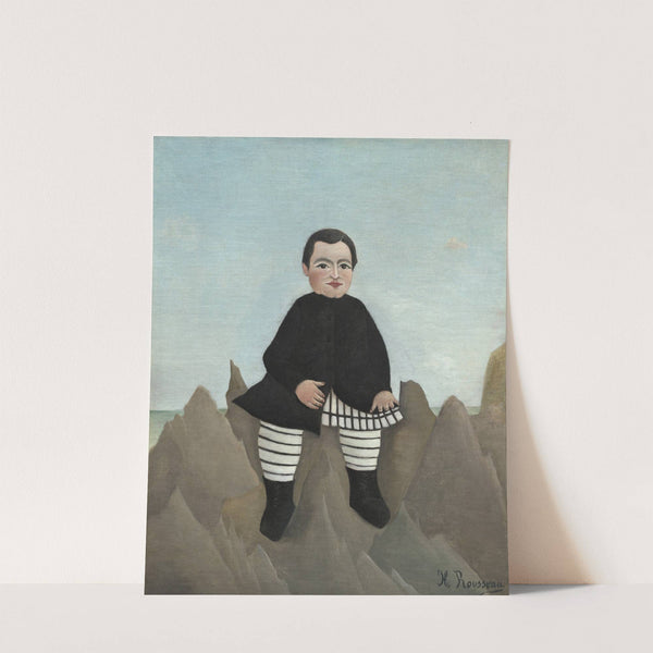 Boy on the Rocks by Henri Rousseau