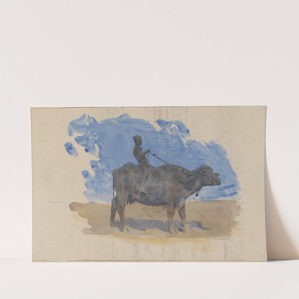 Boy on Water Buffalo by John Singer Sargent