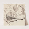 Boy Reading Outdoors by Venny Soldan-Brofeldt