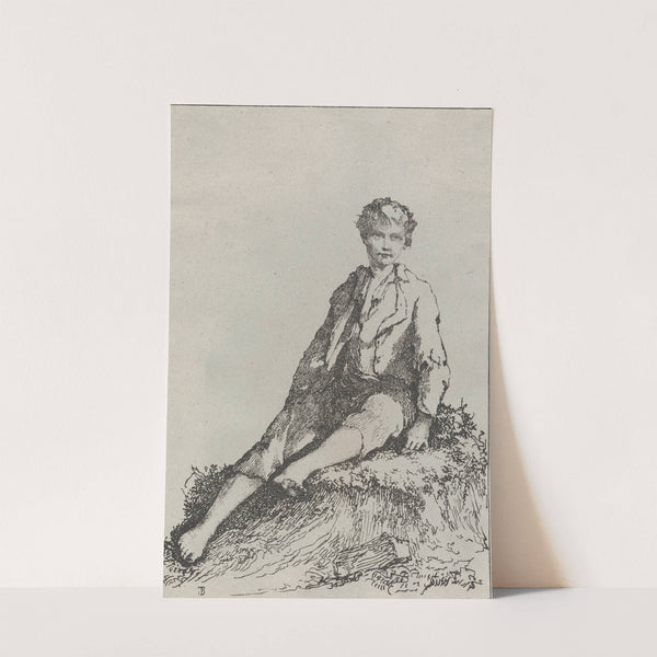 Boy Seated by Thomas Barker