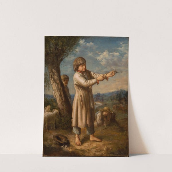 Boy Shooting with a Key by Aleksander Kotsis