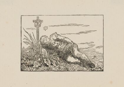 Boy Sleeping on a Grave (1803)