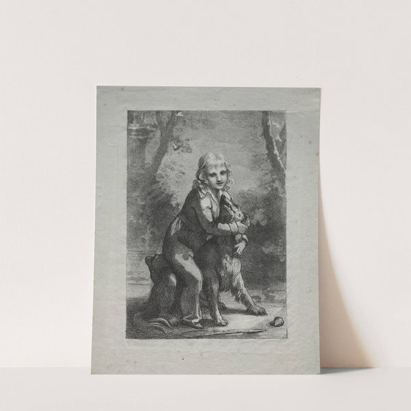 Boy with a Dog (1822) by Pierre-Paul Prud'''hon