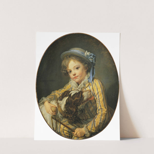 Boy with a Dog by Jean-Baptiste Greuze