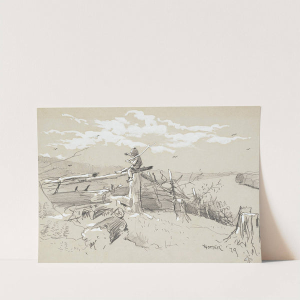 Boy with a Stick by Winslow Homer