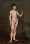 Boy with an oar