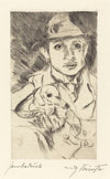 Boy with Dog (Knabe mit Hund)