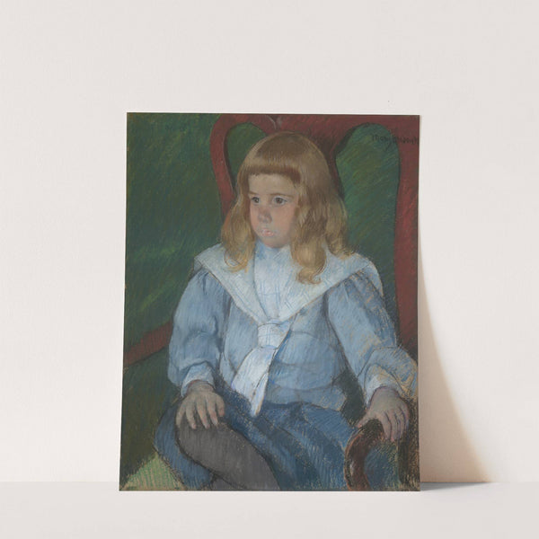 Boy with Golden Curls (Portrait of Harris Whittemore, Jr., B.A. 1918) (1898) by Mary Cassatt