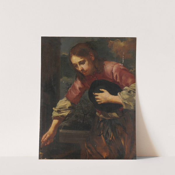 Boy With Hat by Bernhard Keil