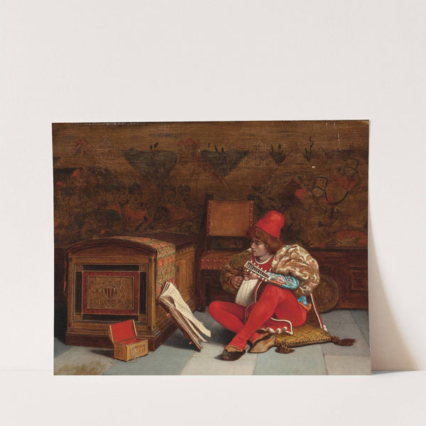 Boy with Lute by Charles Caryl Coleman