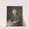Boy with Map of Scandinavia (1771) by Ulrika Pasch