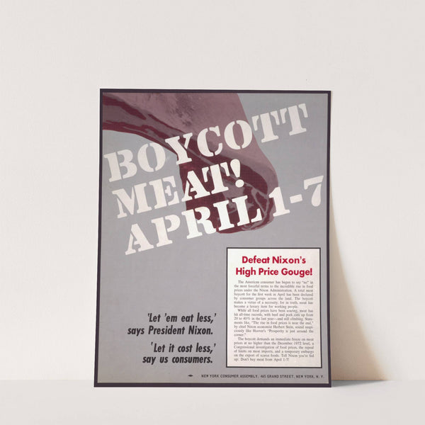 Boycott meat! ; April 1-7 by Anonymous