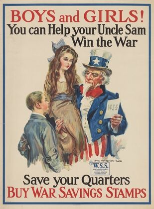 Boys and Girls! You Can Help Your Uncle Sam Win the War