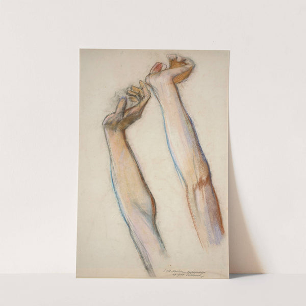 Boy’s hands, study for a figure next to Polonia (1893) by Stanisław Wyspiański