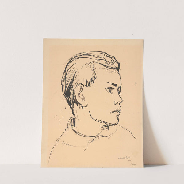 Boy’s head (1940) by Albert Van Dyck