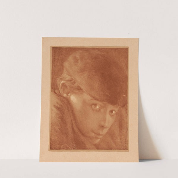 Boy’s head (1898) by Josef Engelhart