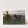Boys herding donkeys by Willem Maris