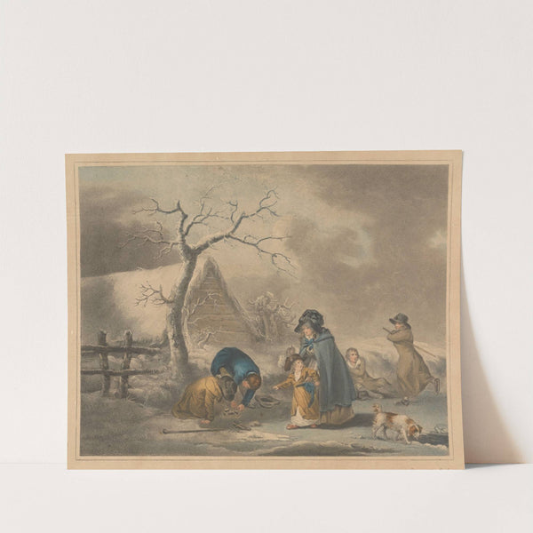 Boys Skating (1790) by George Morland