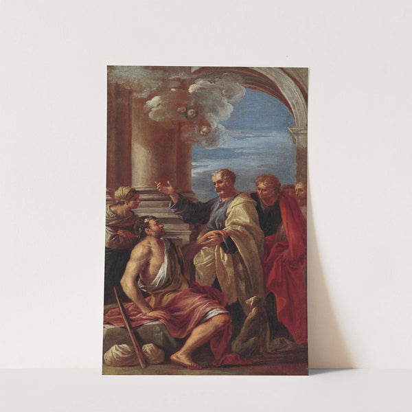 Bozzetto für Sta Maria della Vittoria Milano 1 Petrus heilt einen Lahmen by Giovanni Ghisolfi