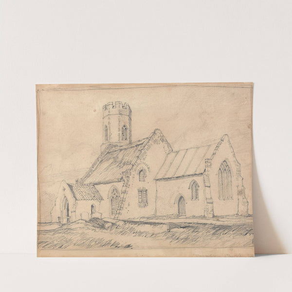Brampton Church, Norfolk, from the South-East (ca. 1816) by John Sell Cotman