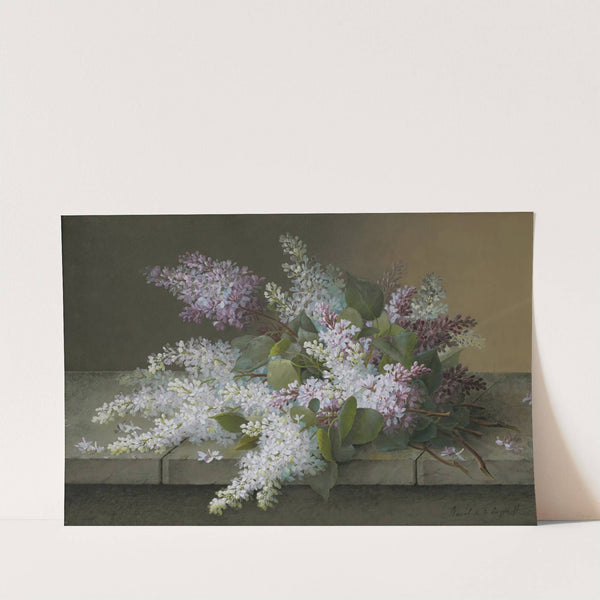 Branch of lilacs by Raoul M. De Longpré