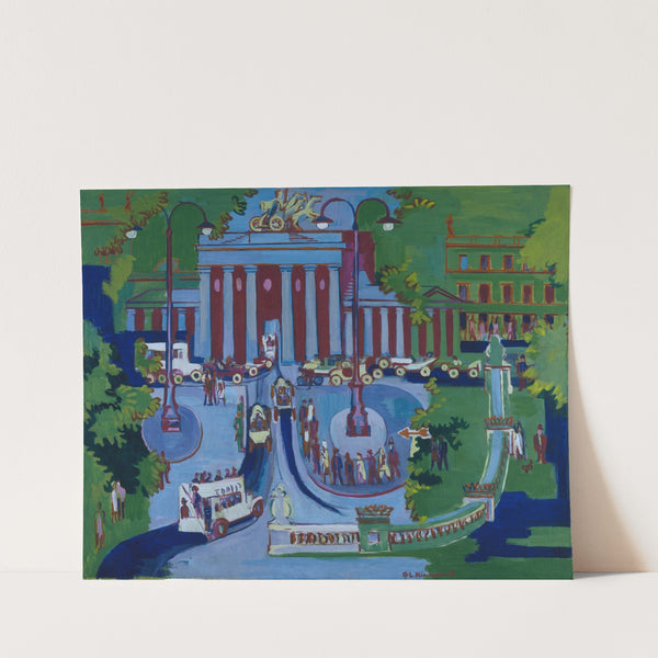 Brandenburg Gate (1929) by Ernst Ludwig Kirchner