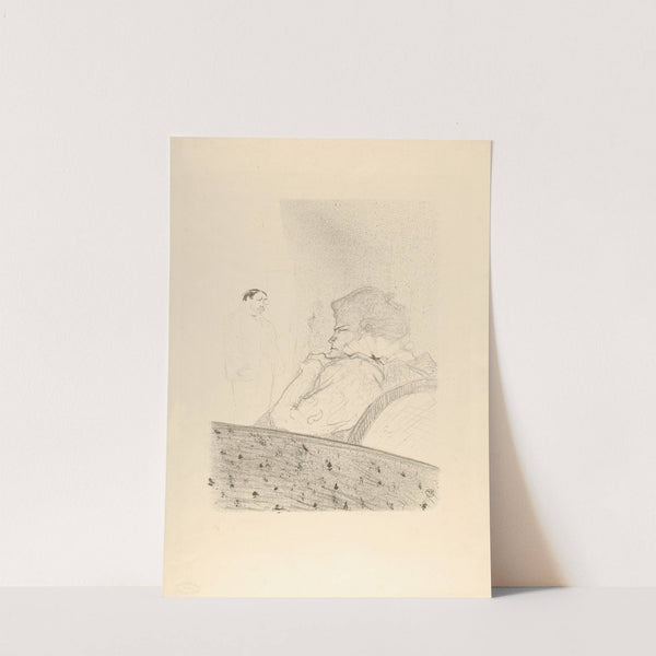 Brandès In Her Box (1894) by Henri de Toulouse-Lautrec