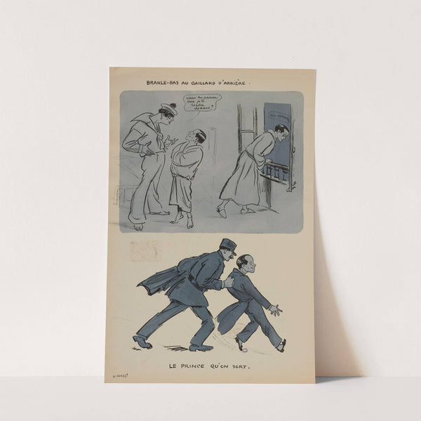 Branle-bas au gaillard d’arrière (1924) by Georges Goursat (Sem)