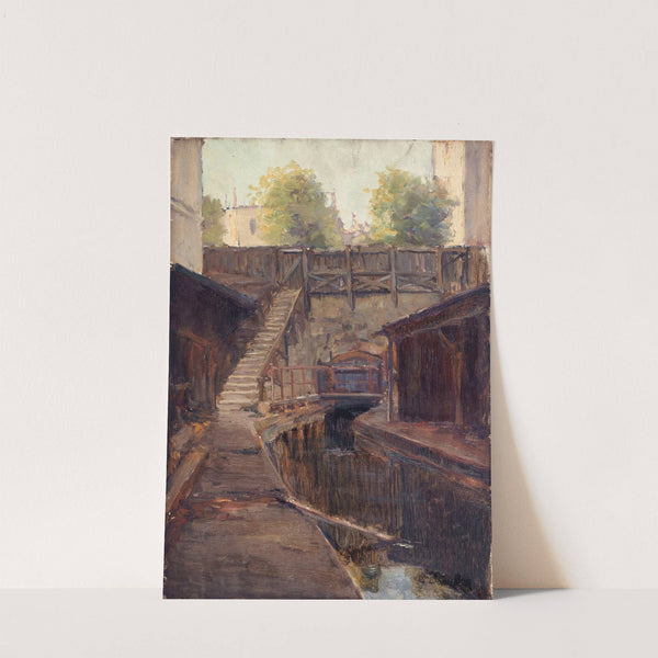 Bras gauche de la Bièvre, boulevard Arago by Germain Eugène Bonneton