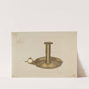 Brass Candlestick by Edward L. Loper