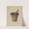 Brass Mortar and Pestle by Carl Buergerniss