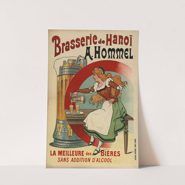 Brasserie de Hanoï. A Hommel, la meilleure des bières (1899) by Eugène Pichot