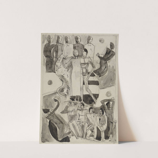 Bräutliches Paar. by August Babberger