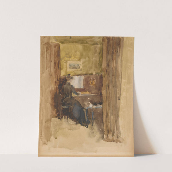 Bravura in Brown (1883-1884) by James Abbott McNeill Whistler