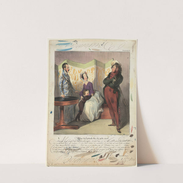 Breach of Article 24 of the Civil Code (1837) by Honoré Daumier