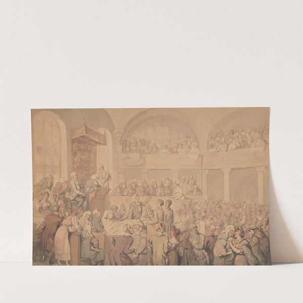 Breach of promise case (ca. 1780–1825) by Thomas Rowlandson