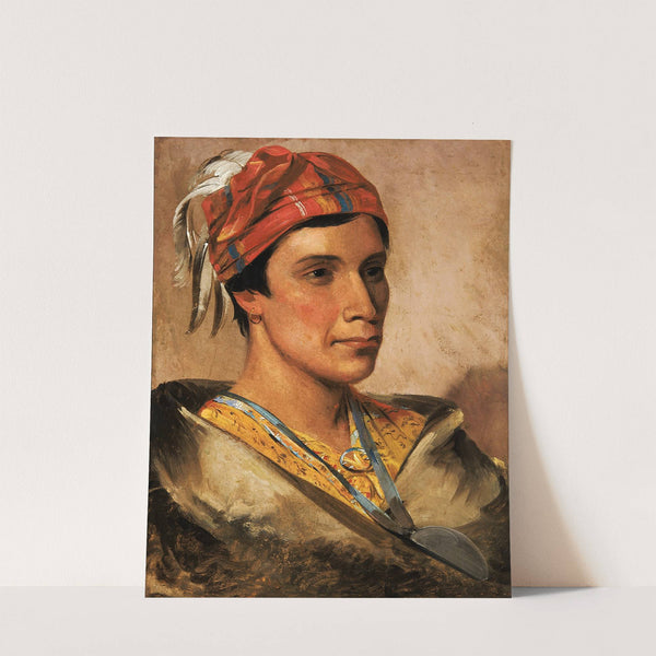 Bread, Chief of The Tribe (1831) by George Catlin