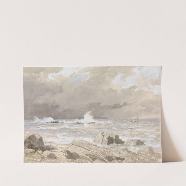 Breakers by Hans Gude