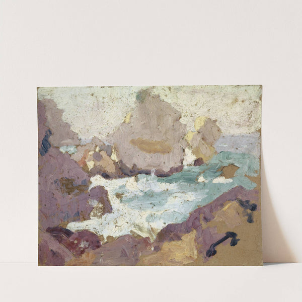 Breakers And Rocky Coast by Anonymous