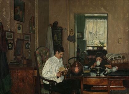 Breakfast I. The Artist’s Mother and Brother