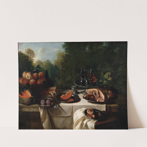 Breakfast Piece with Ham by Alexandre François Desportes