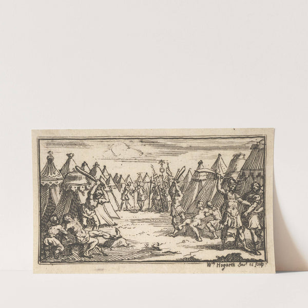 Breaking the Legs (1725) by William Hogarth