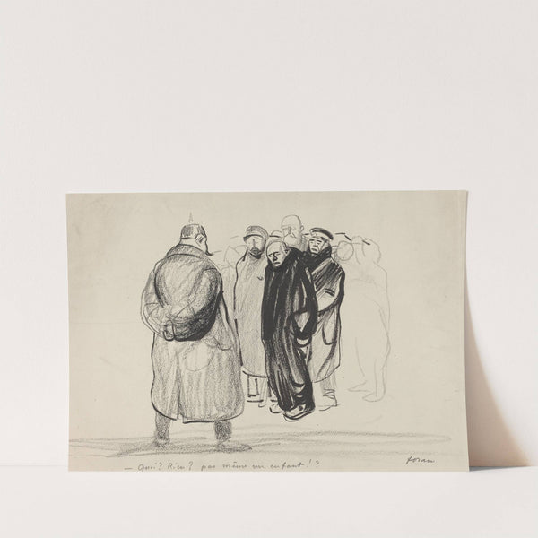 Bredouilles. l’Equipage d’un Zeppelin (probably 1915) by Jean-Louis Forain