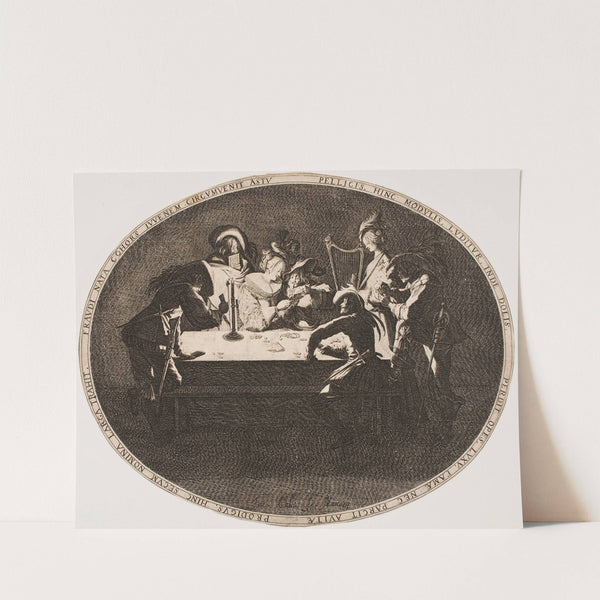 Brelan, Game of Cards (1628) by Jacques Callot