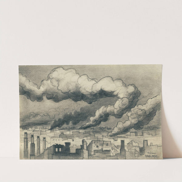 Brennende Stadt (Stalingrad) by Karl Wiener