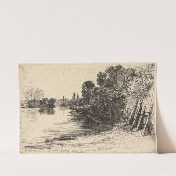 Brentford Ferry by Francis Seymour Haden