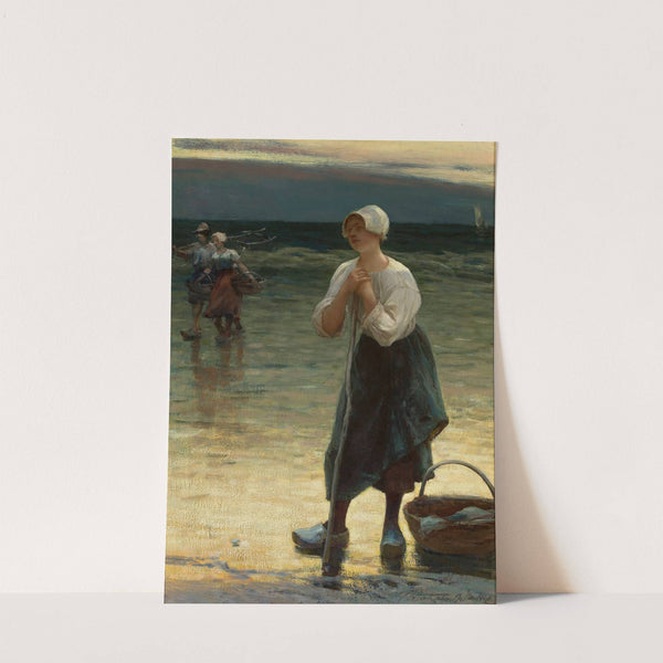 Breton fisherwoman (from 1893 until 1894) by Władysław Wankie